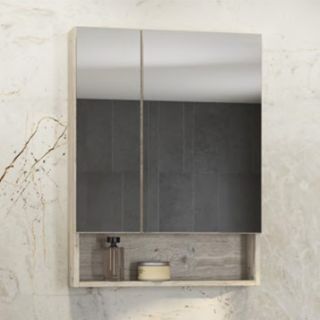 Comforty Зеркало-шкаф "Парма-60" дуб дымчатый