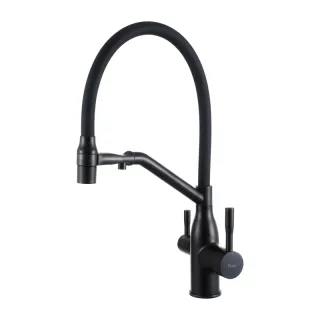 Смеситель для кухни Frap F4397-6 черный