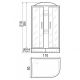 Душевая кабина RIVER NARA 110/80/26  МТR