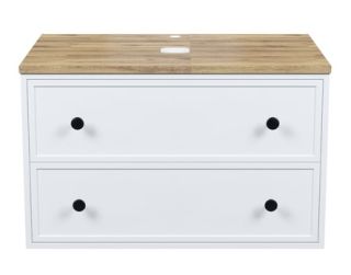 Тумба подвесная IDDIS Torr TOR80WBi95K со столешницей 80см белый матовый