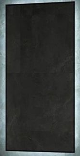 Зеркало с подсветкой Continent Amer ЗЛП1526 с бесконтактным сенсором 60x100см чёрный