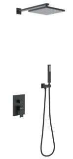 Душевой комплект Berges Ventas 2S чёрный матовый 073002
