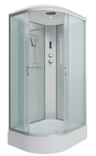 Душевая кабина Niagara NG-33194-14RP 110x90см серебро/матовое