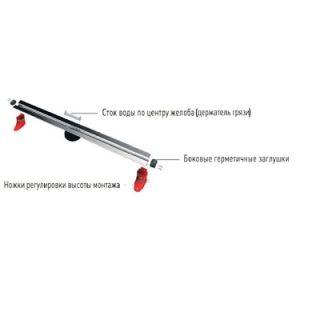 Душевой лоток Berges Wasserhaus Super Slim 090155 100 Матовый хром