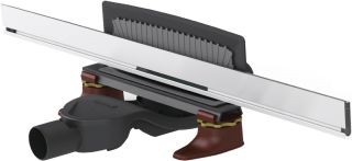 Душевой лоток Berges Wasserhaus Wall 1000 090157 с решеткой Матовый хром