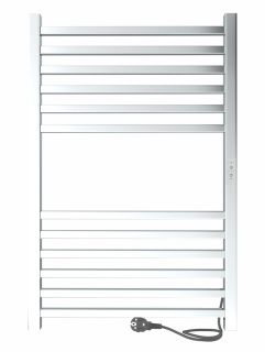 Полотенцесушитель электрический Indigo Attic LСLATCE80-50Rt с таймером 80x50 см хром