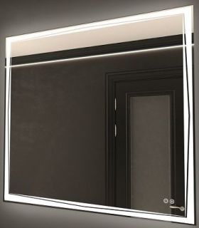 Зеркало с подсветкой и подогревом Art&Max Firenze 90x80см AM-Fir-900-800-DS-F-H