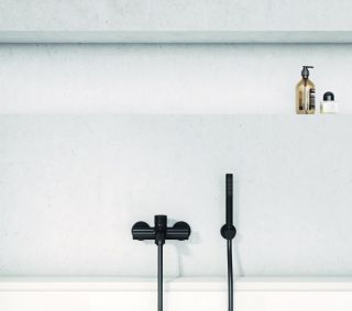 Смеситель для ванны и душа Kludi Bozz чёрный матовый 386913976