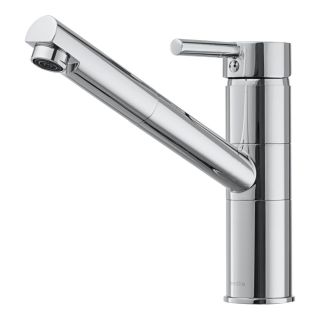 Смеситель для кухни Swedbe Selene 7041 с выдвижным изливом хром