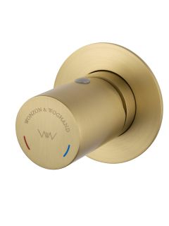 Встраиваемый смеситель для раковины Wonzon & Woghand WW-105-BG брашированное золото