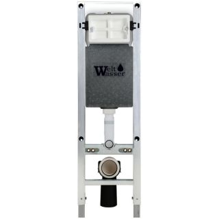 Комплект унитаза с инсталляцией WeltWasser Amberg 350 ST + Baarbach 004 GL-WT + Amberg RD-BL 10000006500 белый глянец