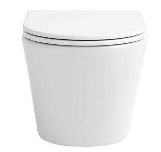 Подвесной унитаз Avimano Intuition 1000071 безободковый белый матовый