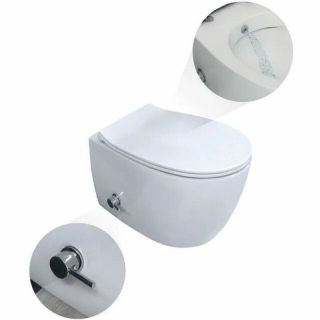 Подвесной унитаз Isvea Sentimenti Neo 10ARS1015I безободковый с функцией биде белый