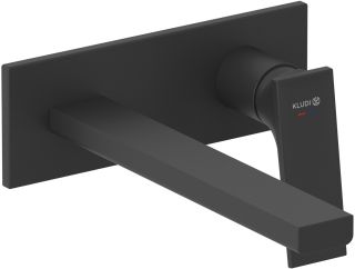 Смеситель для раковины Kludi Decus 542453975 чёрный матовый