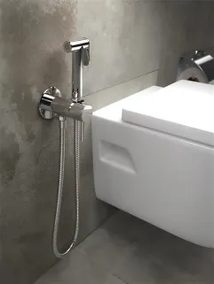 Гигиенический душ со смесителем Boch Mann Braies BM10408 хром