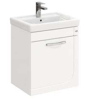 Подвесная тумба под раковину Onika Ирис 105018 50см белый