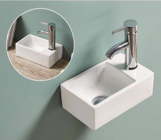 Раковина-чаша CeramaLux 9048GTL белая 29.5 см