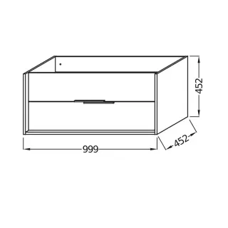 Тумба под раковину Jacob Delafon Vivienne EB1668-E75-J54 100 см 100 см дуб давос натуральный/серый матовый