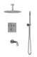 Душевой комплект Milleau Tissage TERMO 3SBIT/802Q-CR хром