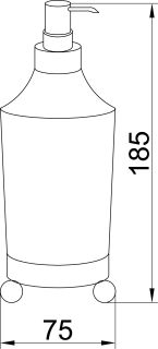 Дозатор Boheme Hermitage бронза 10329