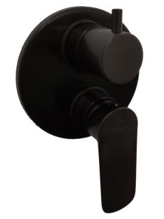 Встраиваемый смеситель для душа Paini Nove 09YO6911 с дивертором чёрный