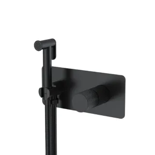 Гигиенический душ со смесителем Boheme Stick Linea 127-BB.3 чёрный