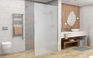 Душевая перегородка AvaCan MC100 MT хром