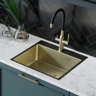 Кухонная мойка Lemark Janga 540 9938110 светлое золото