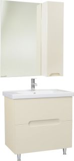 Зеркало-шкаф Bellezza Андрэа 80см правый бежевый 00000007261