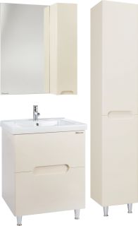 Пенал с бельевой корзиной Bellezza Андрэа 35см правый бежевый 00000007293