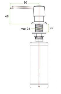 Дозатор жидкого мыла Zorg ZR-20 CR