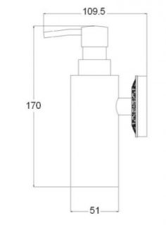 Дозатор мыла Zorg Antic AZR 16 BR бронза