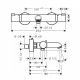 Термостат для ванны Hansgrohe Ecostat Comfor 13114670
