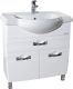 Тумба под раковину Bellezza Абрис 80см белый 00000006115