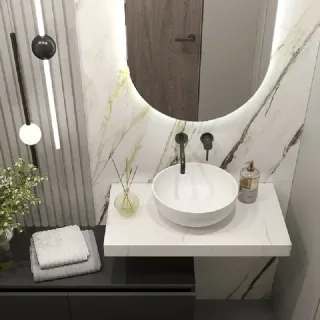 Столешница Armadi Art Flat 869-080-CLCT 80 см calacatta