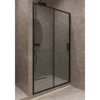 Душевая дверь в нишу Timo  T01 120 см чёрный