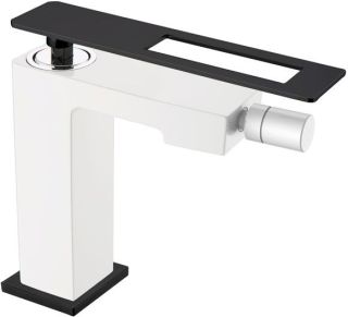 Смеситель для биде Boheme Q белый/чёрный 146-WB