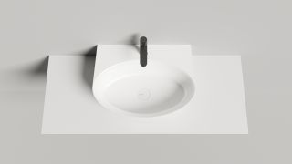 Подвесная раковина Salini Alda Wall 02 S-Stone 140322MRH 58см RAL снаружи