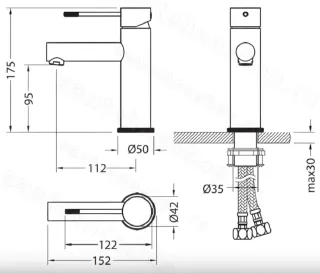 Смеситель для раковины Timo Saona 2361/19F розовое золото
