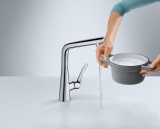 Смеситель Hansgrohe Metris Select 14883000 для кухни