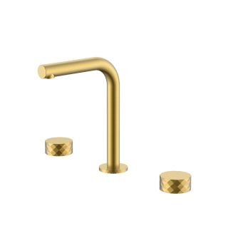 Встраиваемый смеситель для раковины Boheme Stick Diamond 152-MG золото матовое