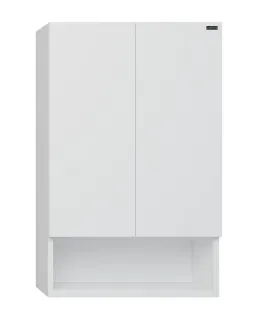 Шкаф Санта Мира 700467 над стиральной машиной 50 см разобранный белый
