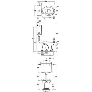 Бачок для унитаза Simas Lante LO912bi белый