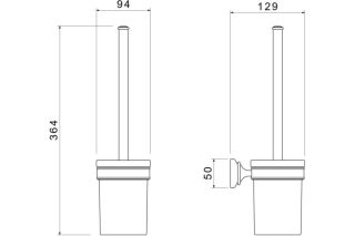 Ёршик  Aquatek Классик AQ4510MB черный