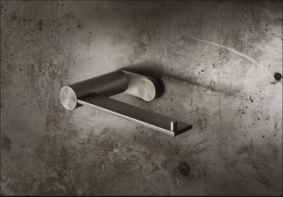 Бумагодержатель Gessi 316 54749.239 брашированная сталь