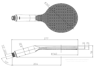 Душевая лейка Bossini Apice B00900.030 хром