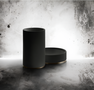 Стакан Gessi 316 58532.707 чёрный брашированный