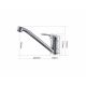 Смеситель для кухни Frap F4229-B хром