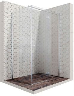 Душевой уголок Ambassador Diamond 12011107R 120x80см правый хром/прозрачное