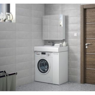 Раковина над стиральной машиной Stella Polar Корини 80см белый SP-00000518